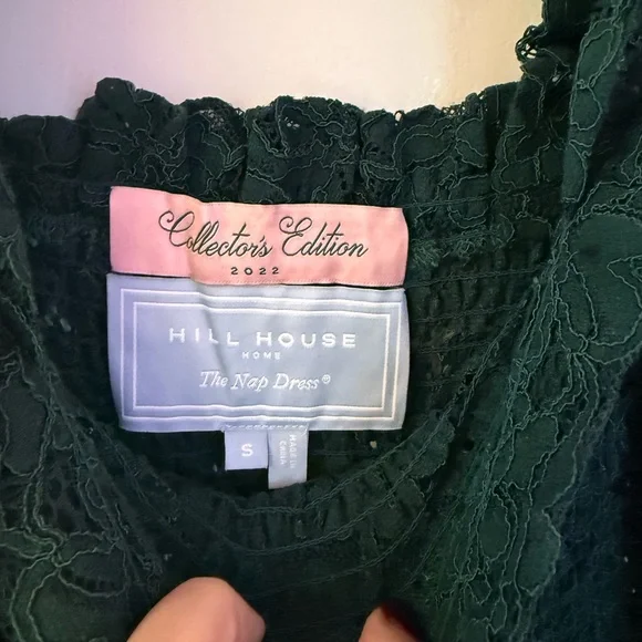 Hill House Dark Green Lace Nap Dress - Picture 3 of 6